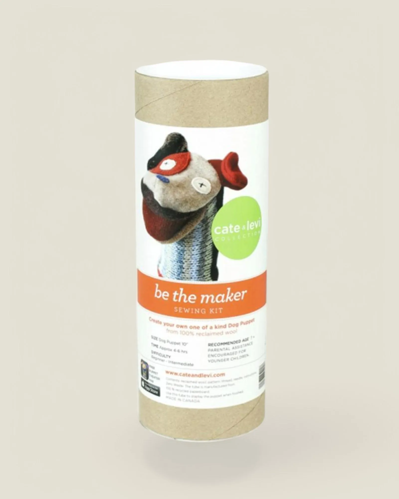 Cate & Levi, Be The Maker Upcycled Wool Puppets DIY Kits