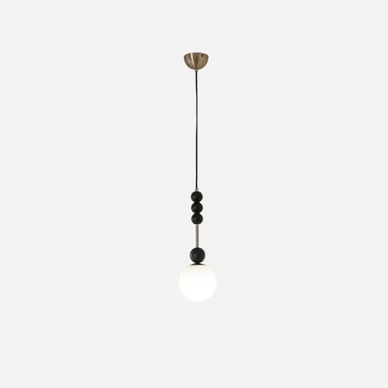 Colonia Vintage Wood and Glass Globe Lamps