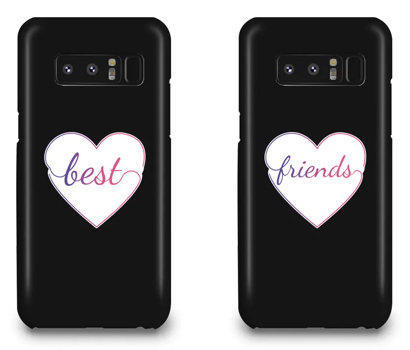 Colorful Hearts Best Friend - BFF Matching Phone Cases