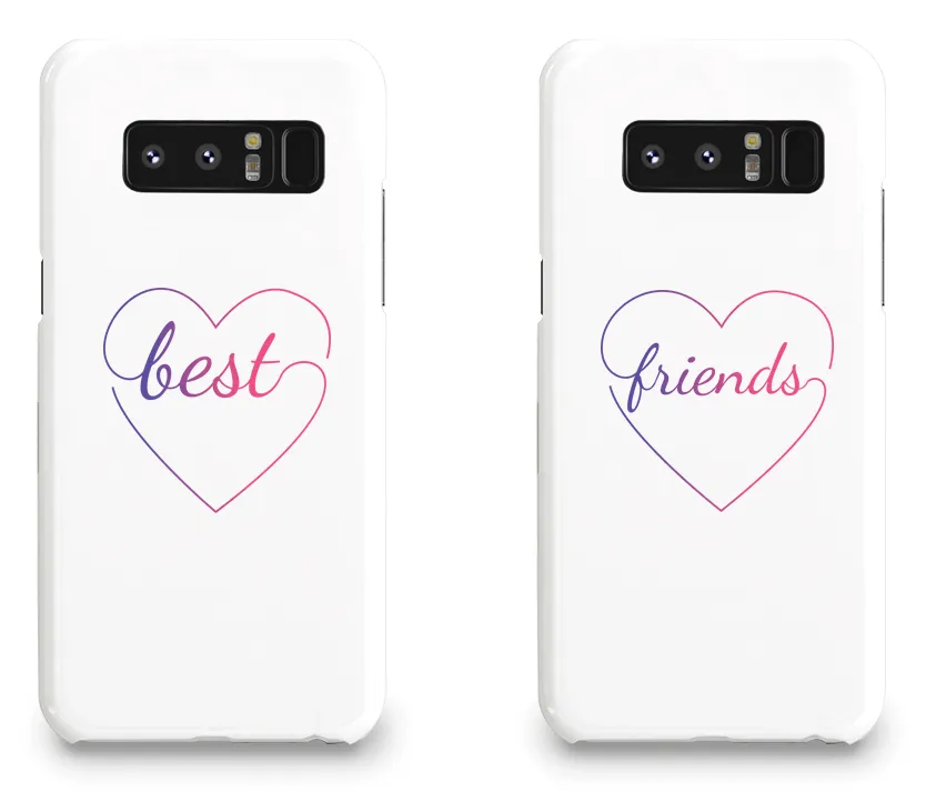 Colorful Hearts Best Friend - BFF Matching Phone Cases