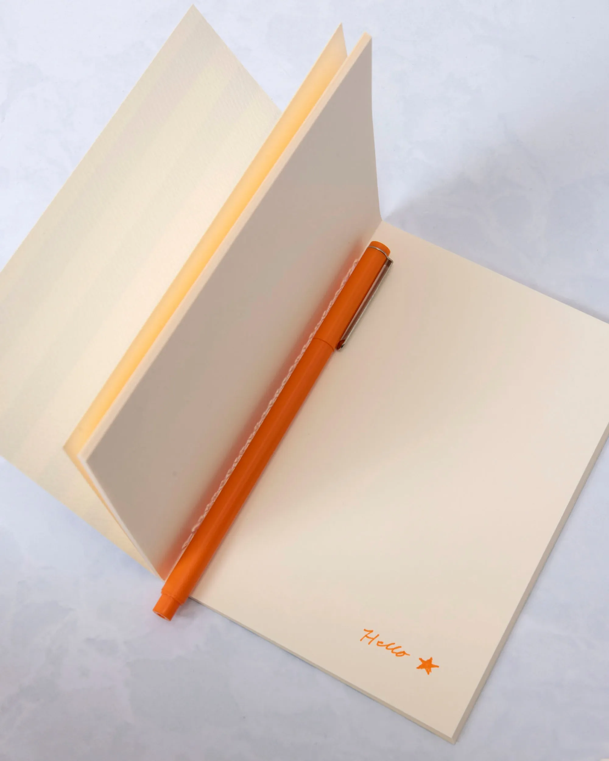 Coral - Cabana Striped Notebook - Fin Studio