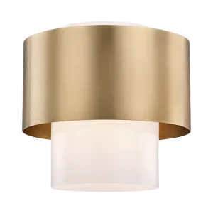 Corinth Flush mount - Aged Brass