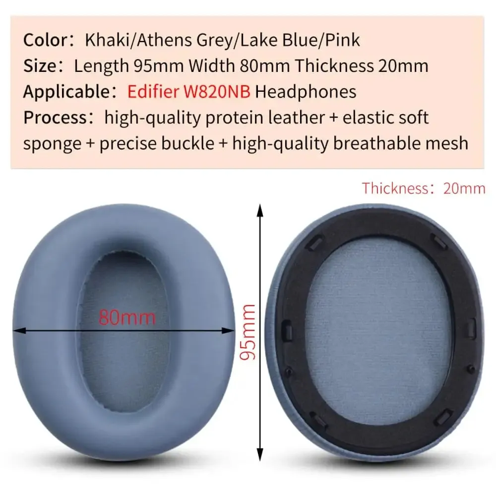 Cushion Sponge Earmuffs Head Beam Protect Cover for Edifier W820nb Headphones