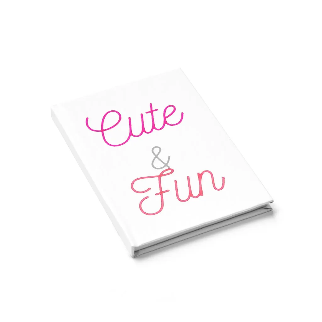 Cute and Fun Journal - Ruled Line