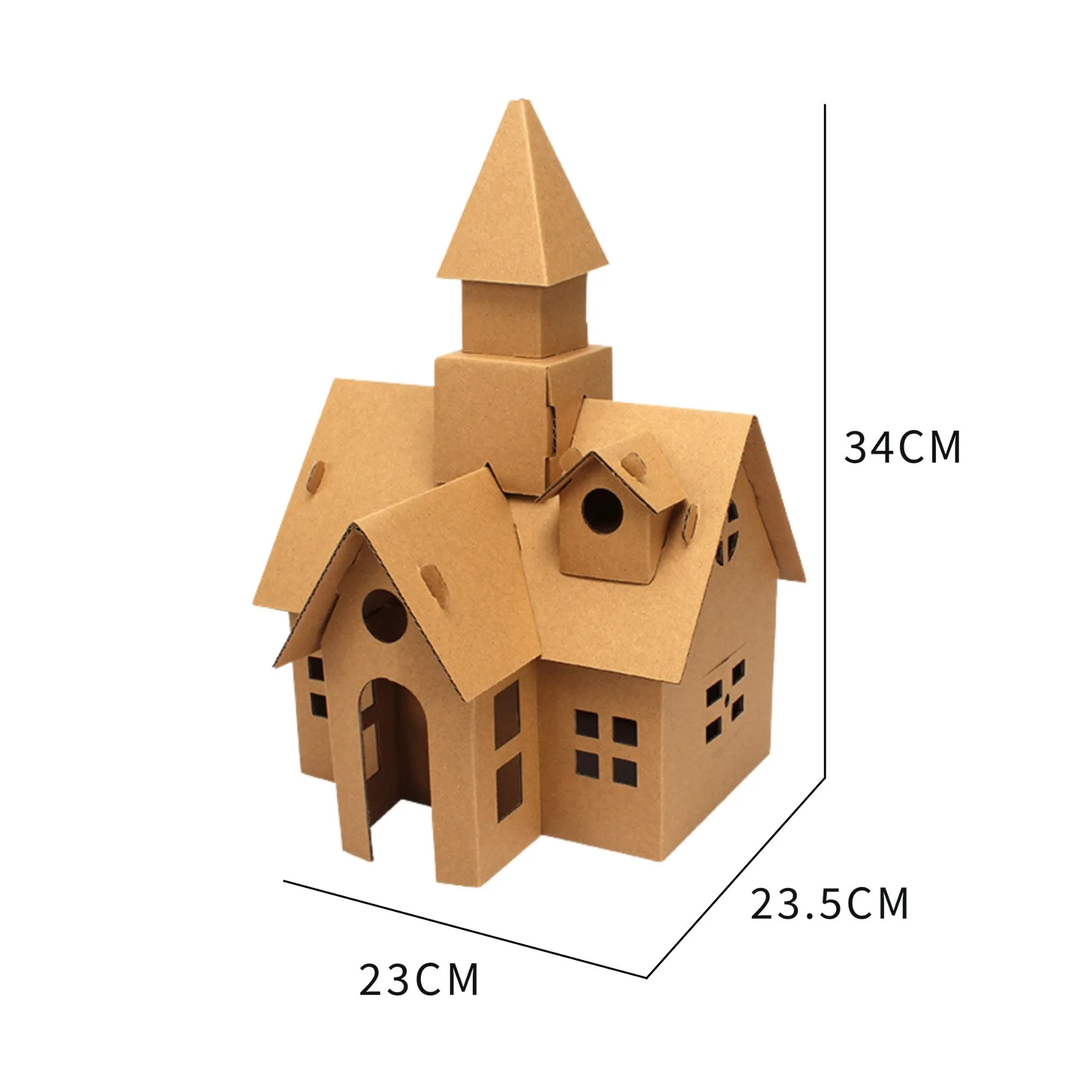DIY Cardboard Figurines Paint and Colour