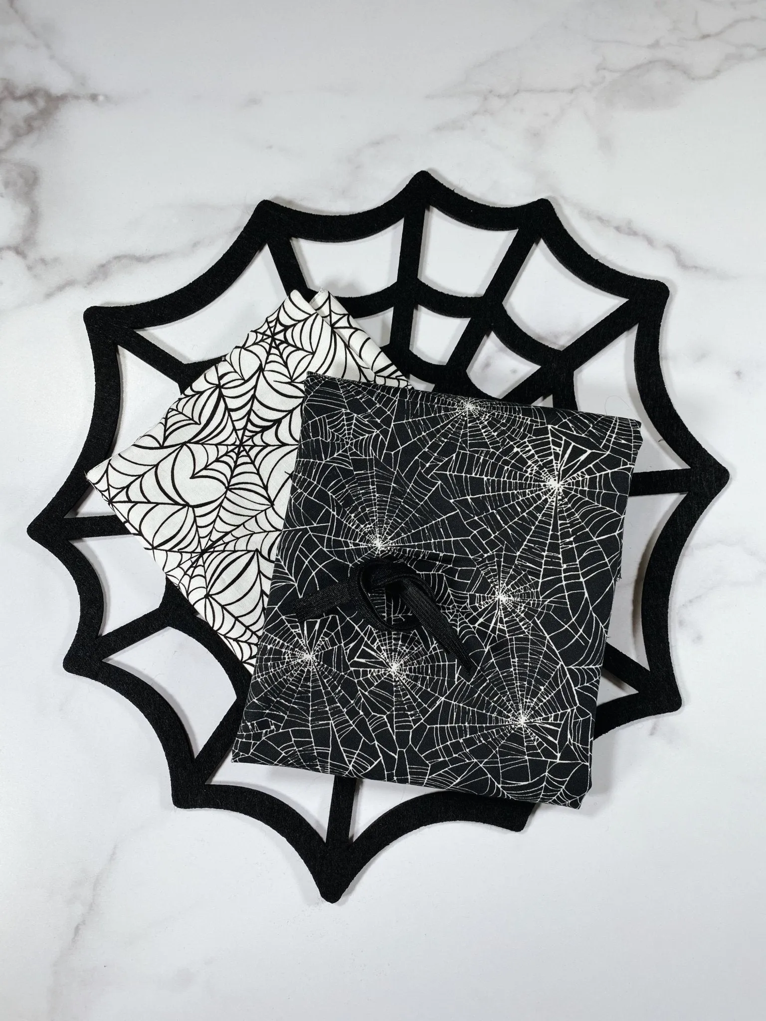 DIY Kit or Made to Order Spiderweb Scrunchies