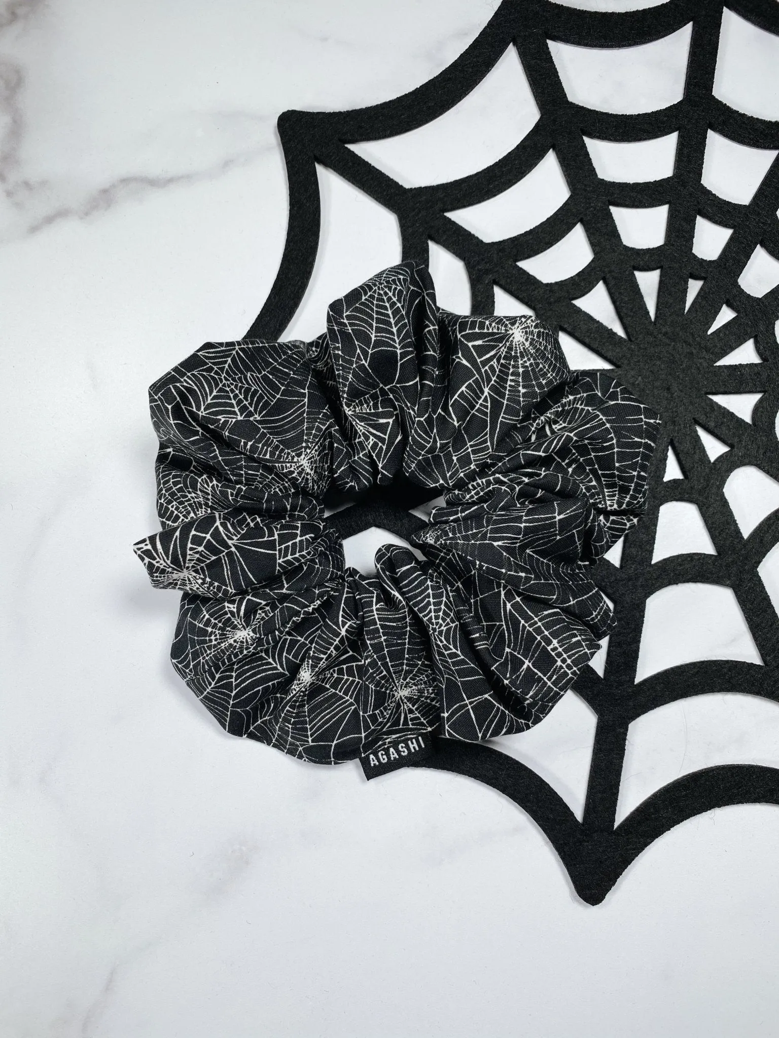 DIY Kit or Made to Order Spiderweb Scrunchies