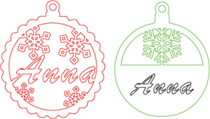 Elegant Winter Charm: Laser-Engraved Snowflake Nameplate