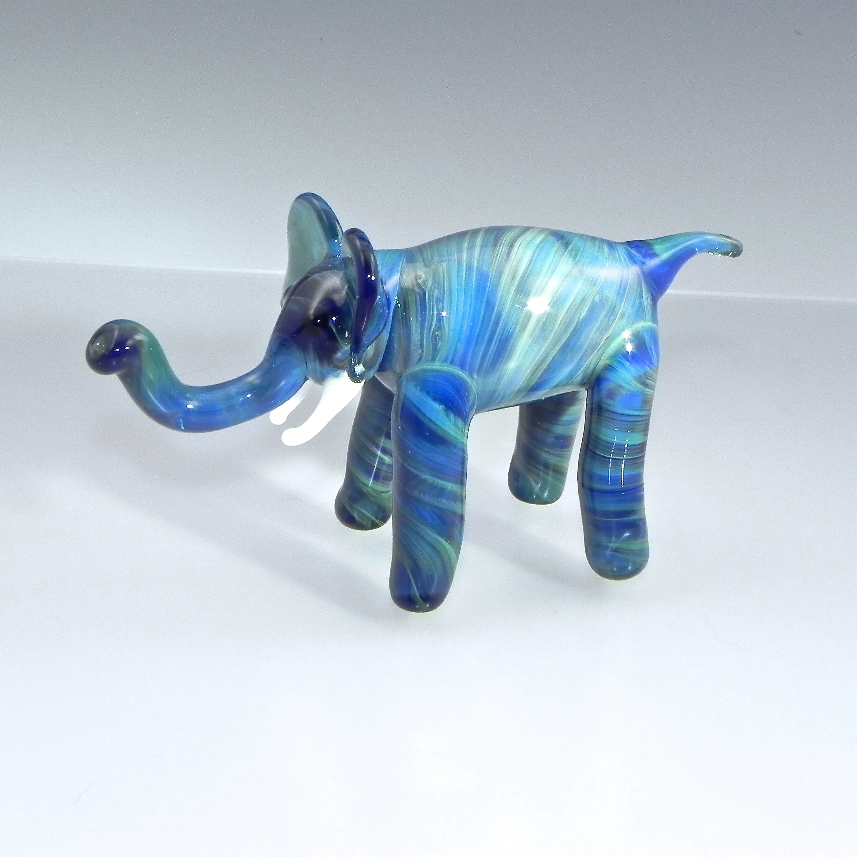 Elephant Figurine with Cremation Ash