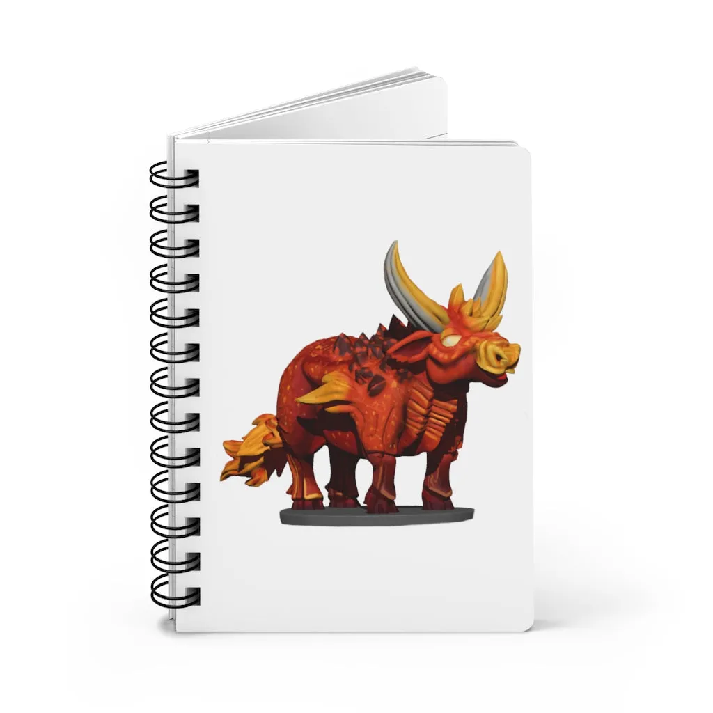 Fire Bull Spiral Bound Journal