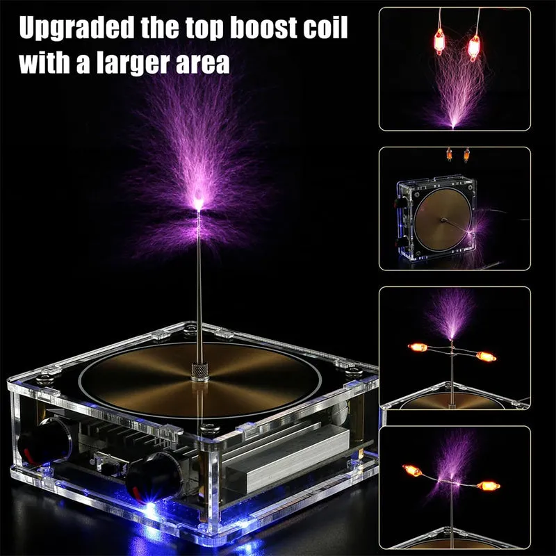 FREE SHIPPINGTouchable Artificial Lightning Spark Musical Coil