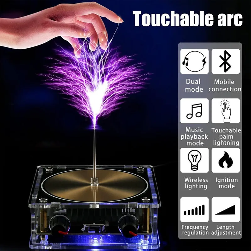 FREE SHIPPINGTouchable Artificial Lightning Spark Musical Coil