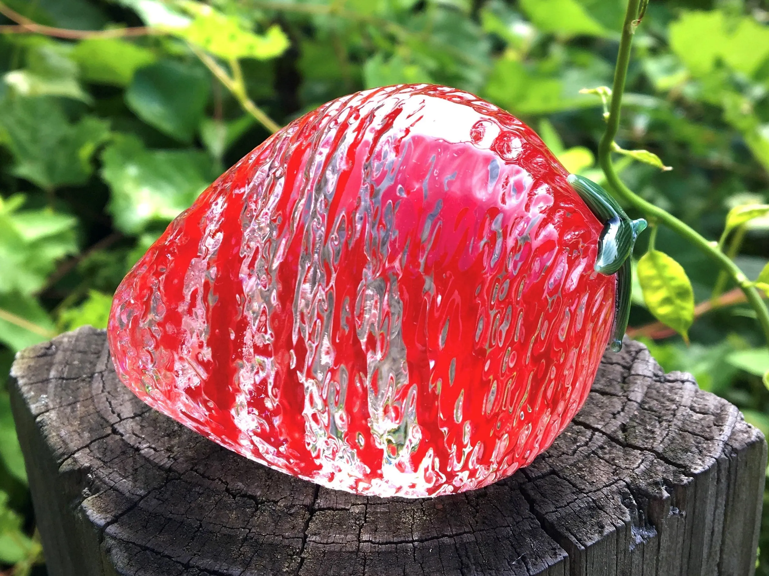 Glass Strawberry