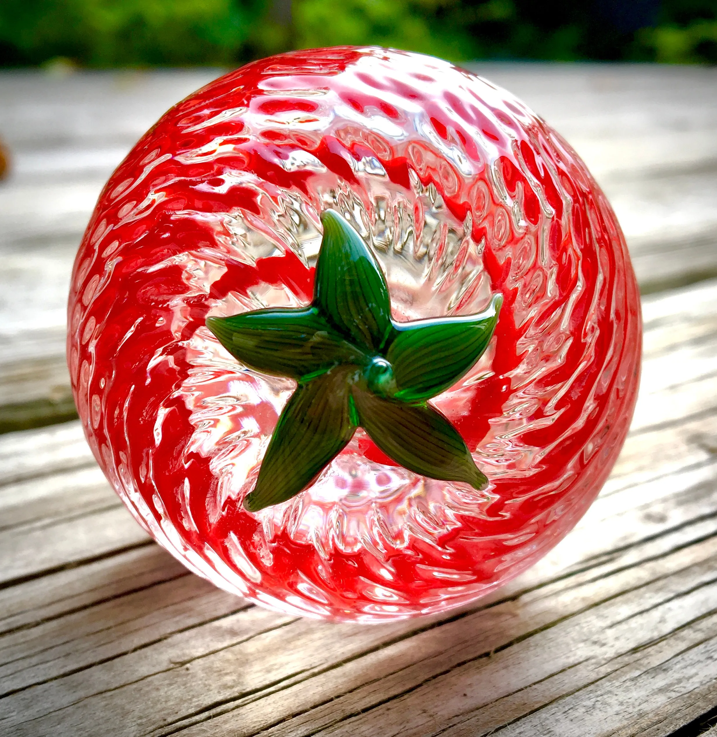 Glass Strawberry