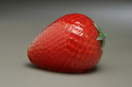 Glass Strawberry