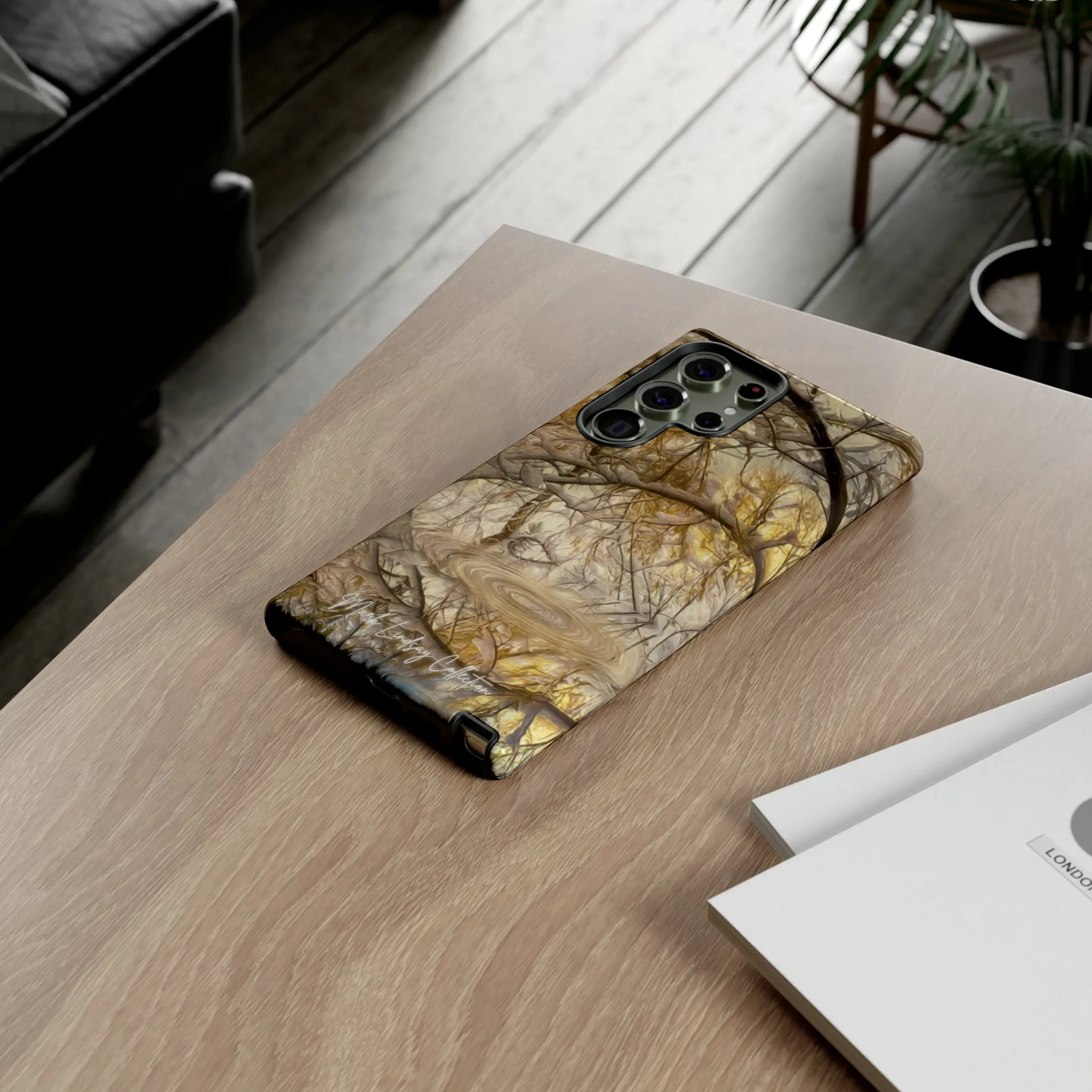 Golden Ripples Premium Impact Resistant Tough Case