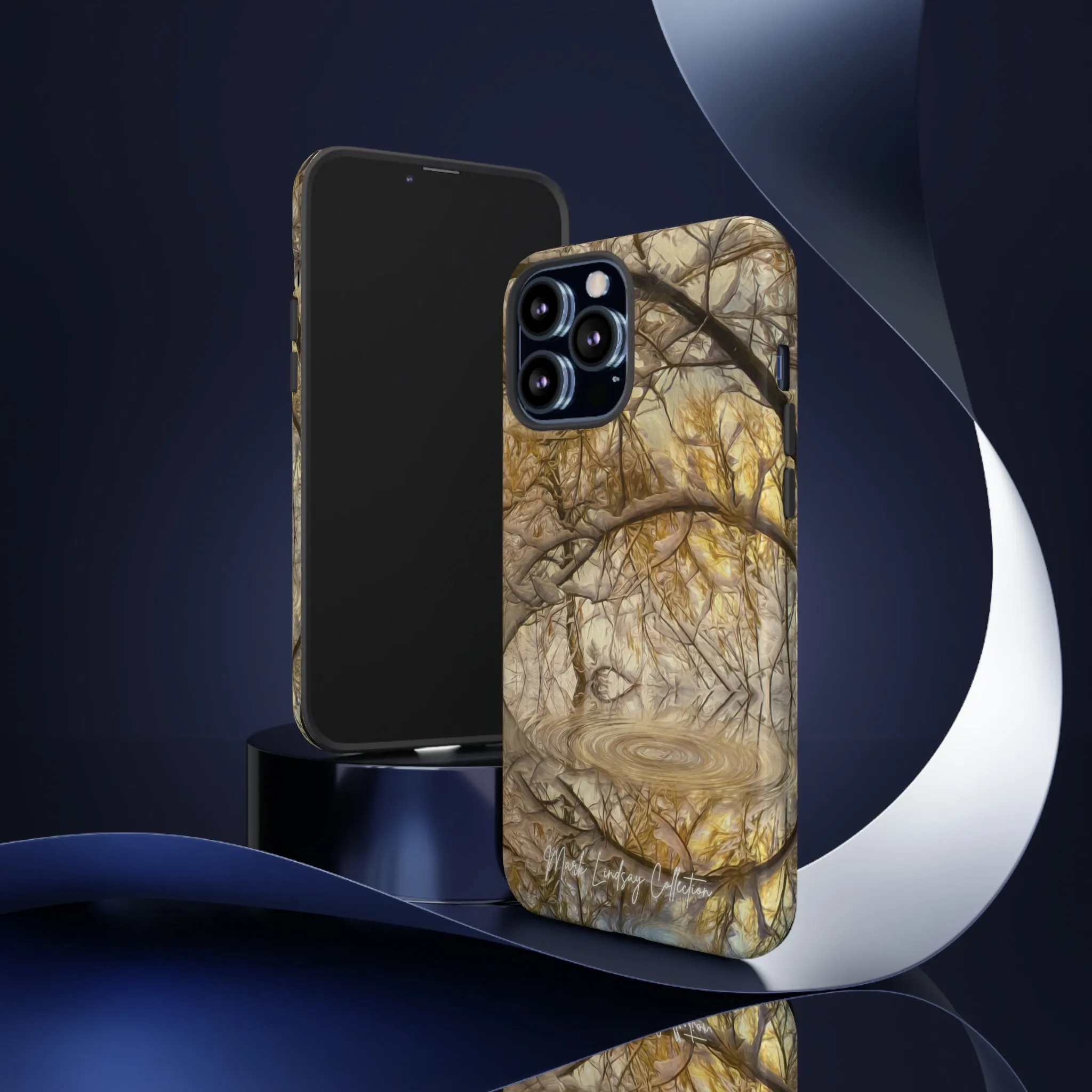 Golden Ripples Premium Impact Resistant Tough Case
