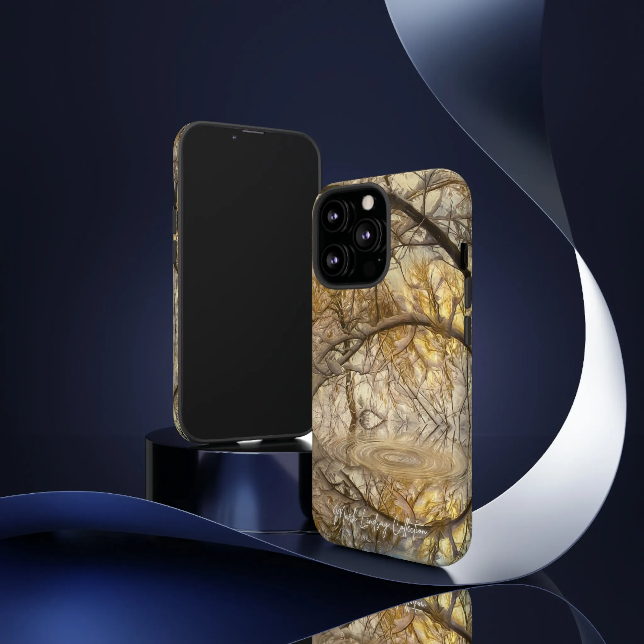 Golden Ripples Premium Impact Resistant Tough Case