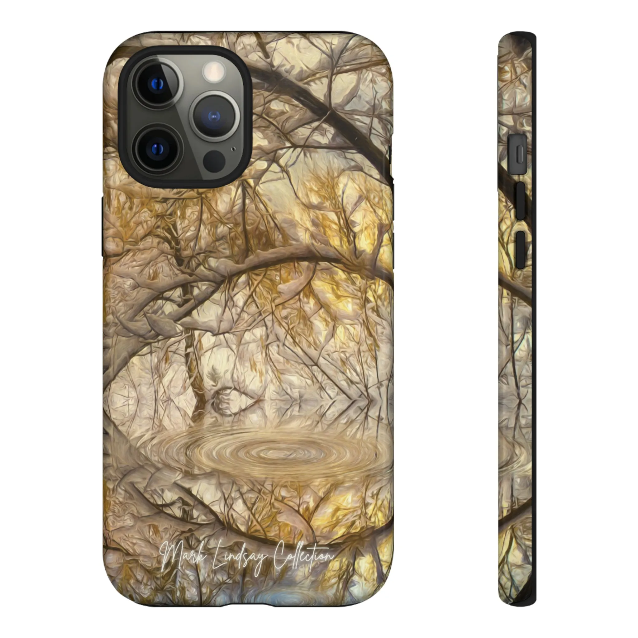 Golden Ripples Premium Impact Resistant Tough Case