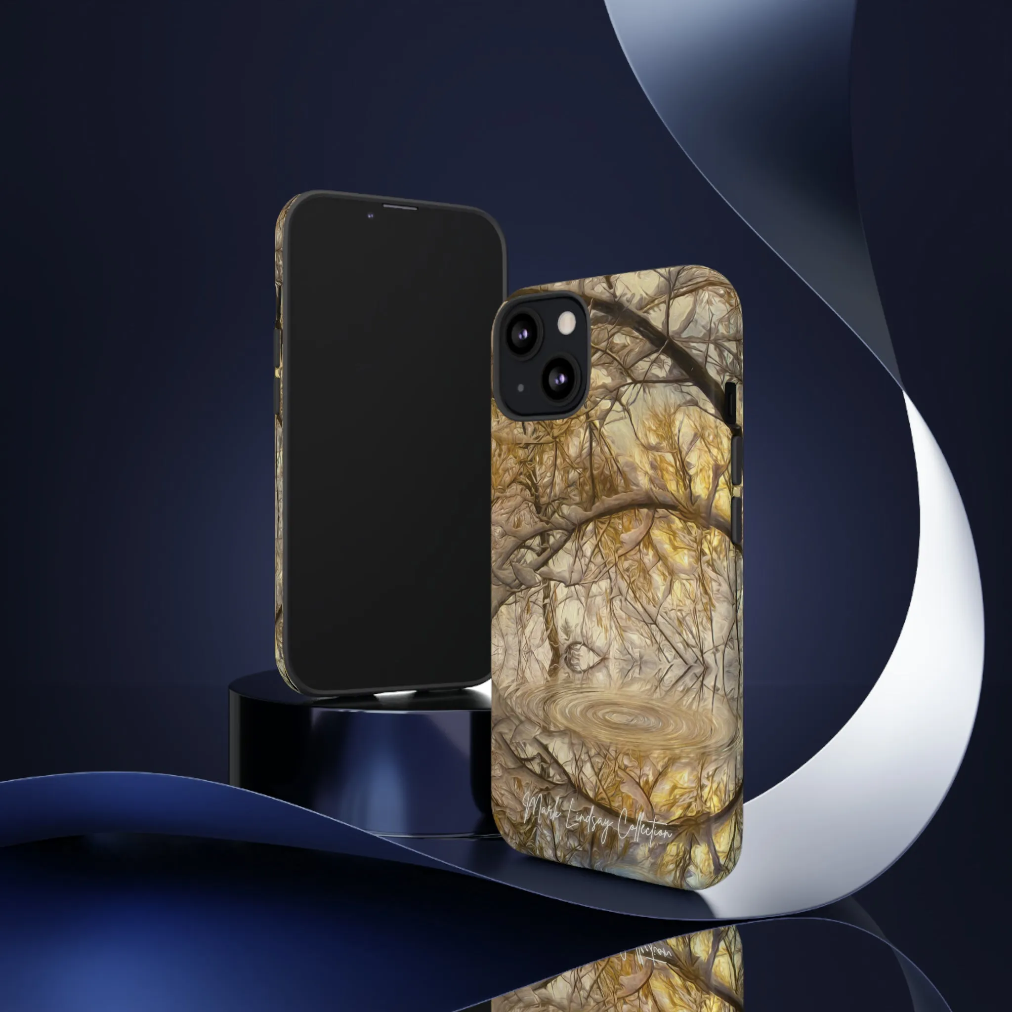 Golden Ripples Premium Impact Resistant Tough Case