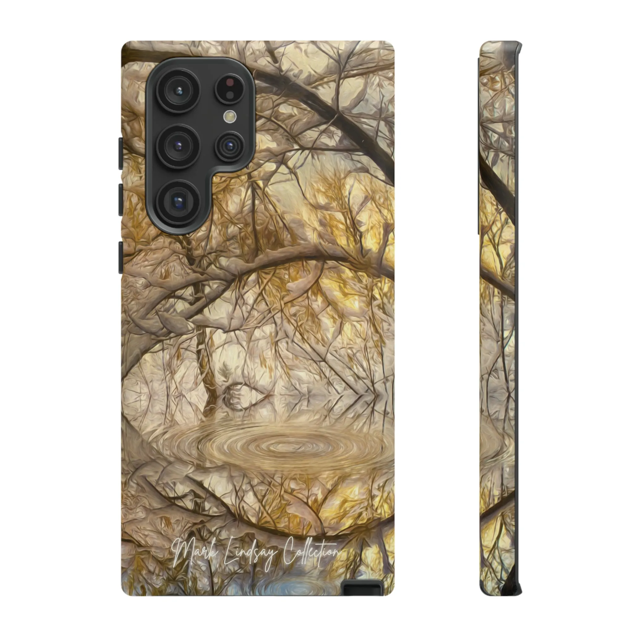 Golden Ripples Premium Impact Resistant Tough Case