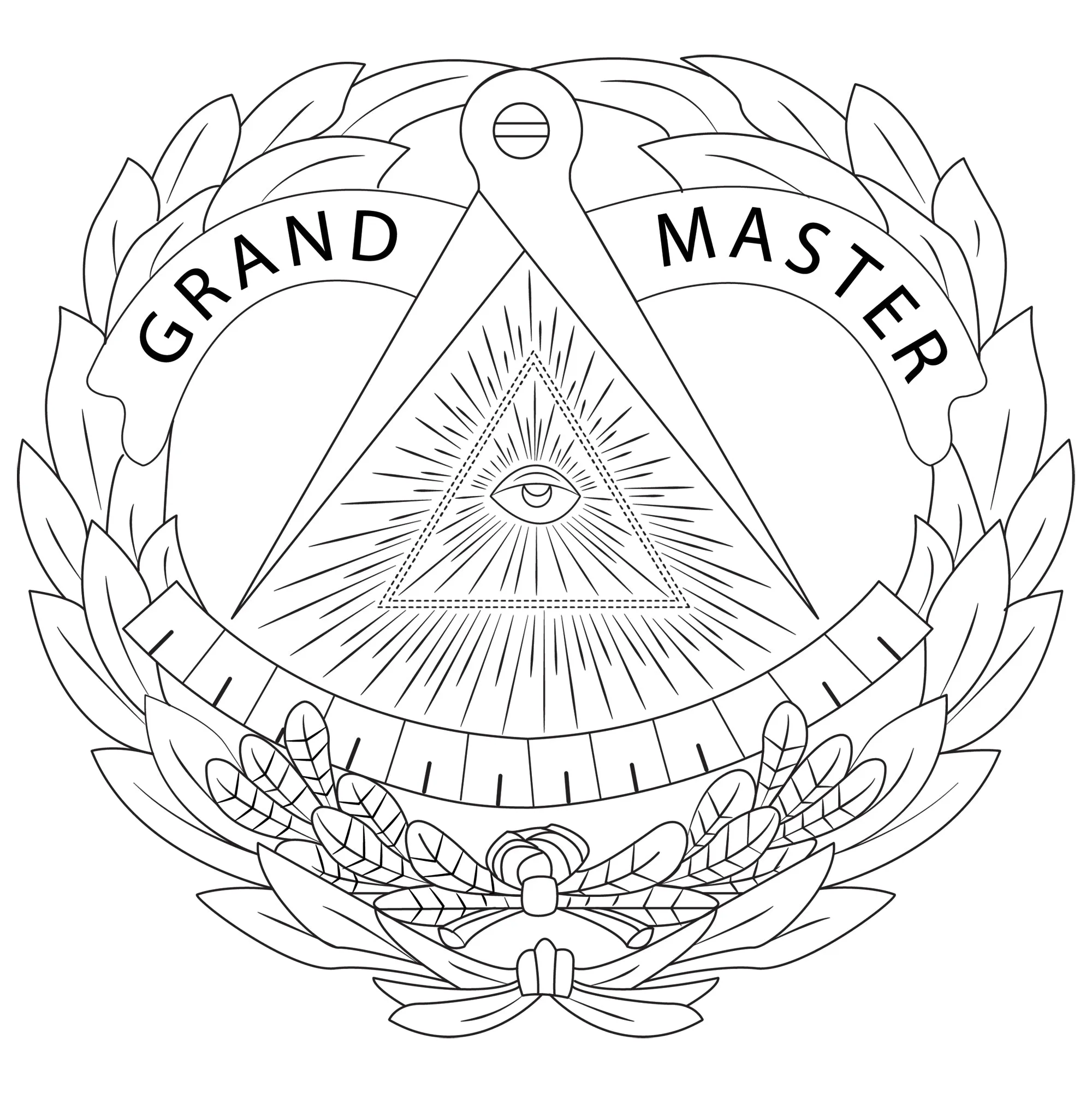 Grand Master Blue Lodge USB Flash Drives - Various Wood Colors