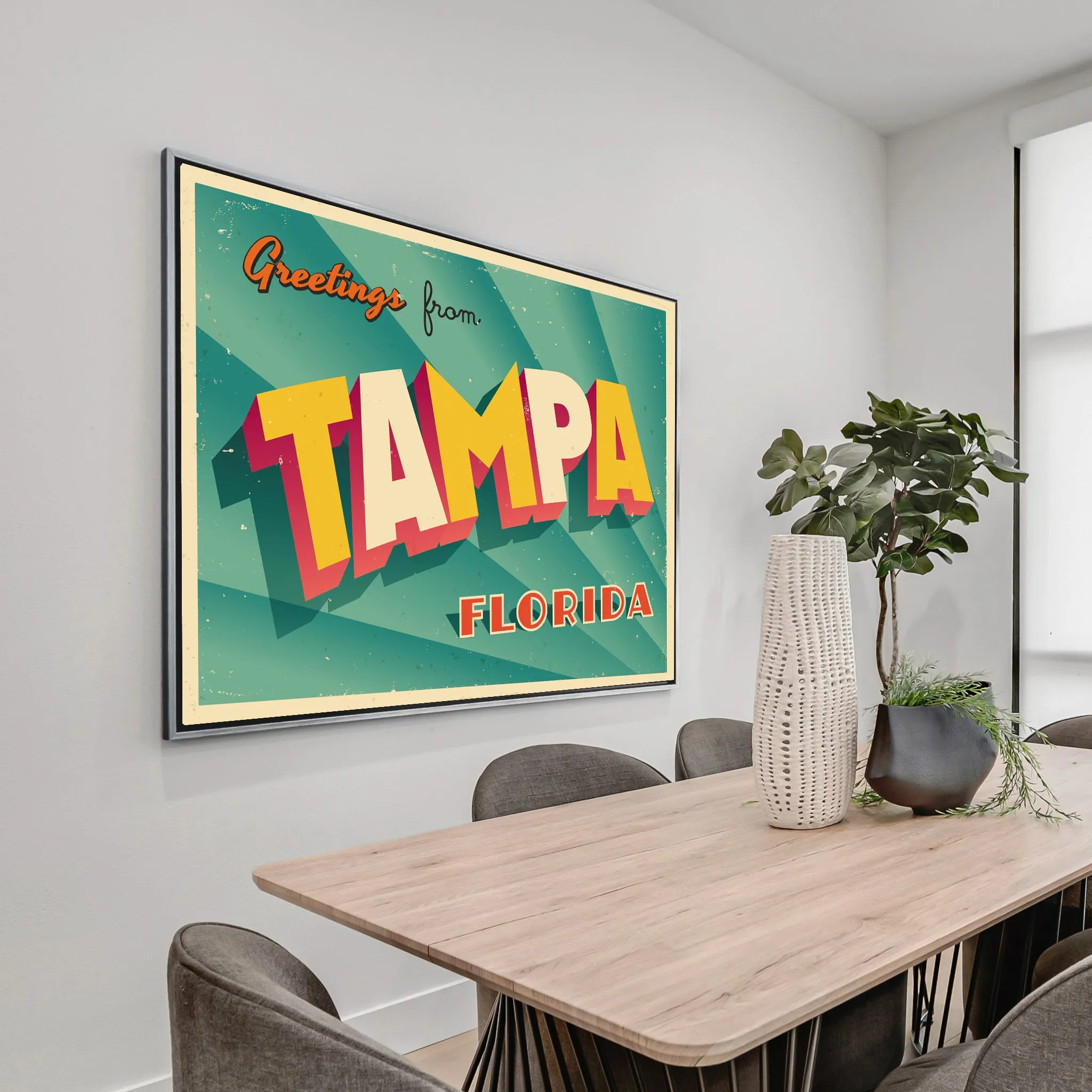 Greeting from Tampa Custom Art