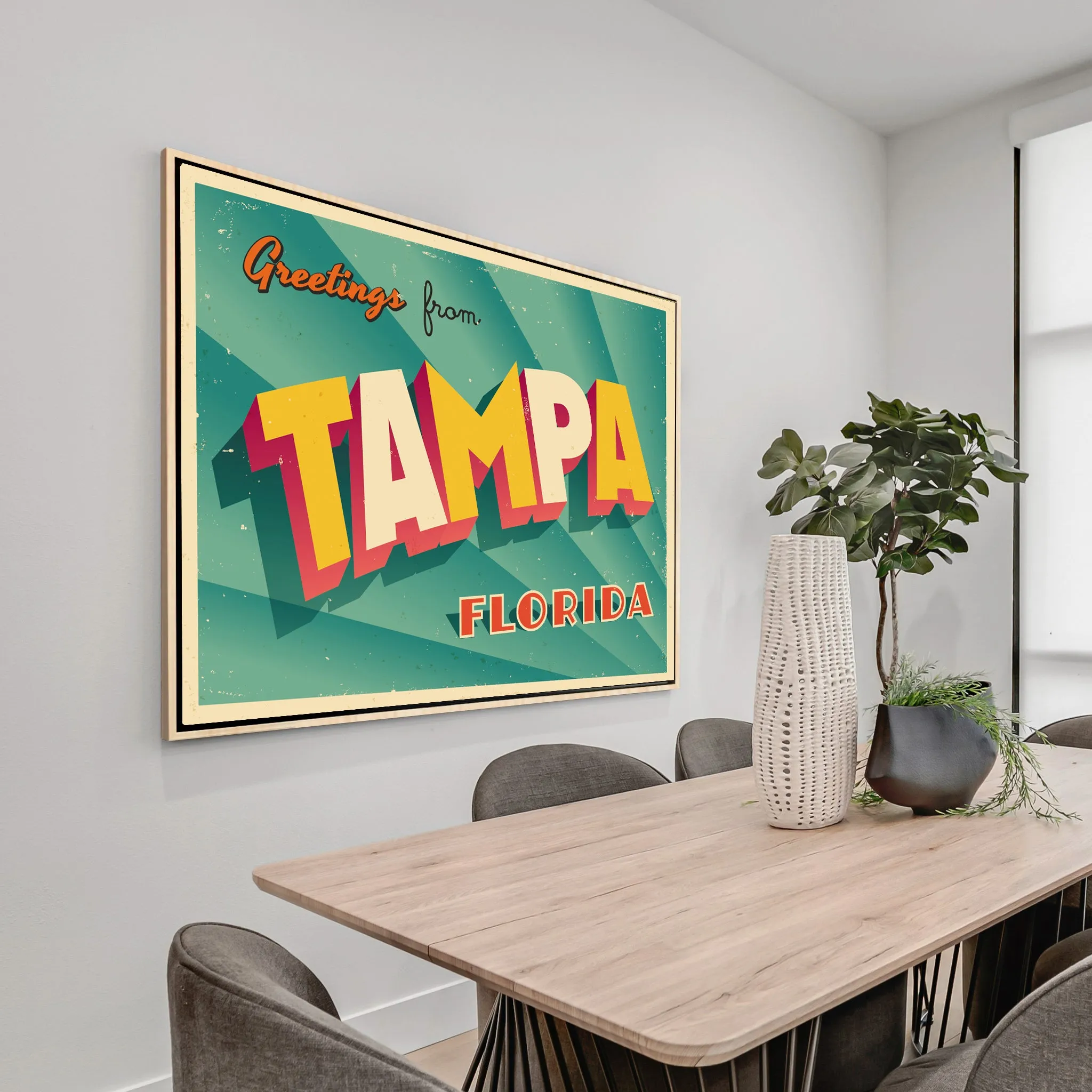 Greeting from Tampa Custom Art