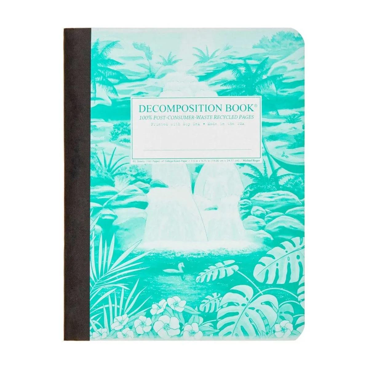 Hawaiian Waterfall Notebook
