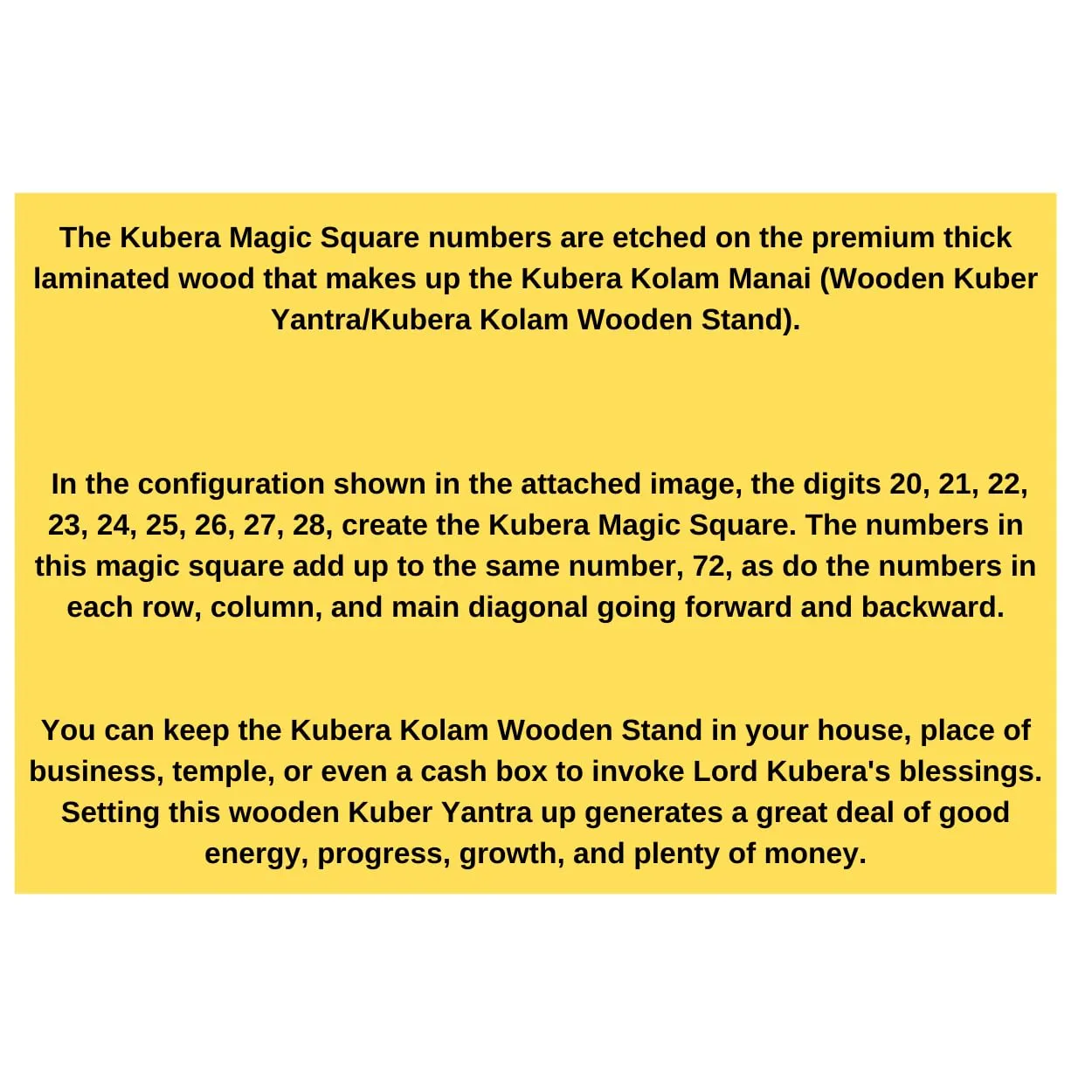 HIMAVATT Kubera Kolam Manai | Wooden Kuber Yantra | Sri Chakra, Kubera Yantra, hrudhaya kamalm 3-1 Wooden Stand Puja Wooden Chowki | Manai kolam | Diya Base | Diya Stand Idols Stand Big 9 * 6 in 1