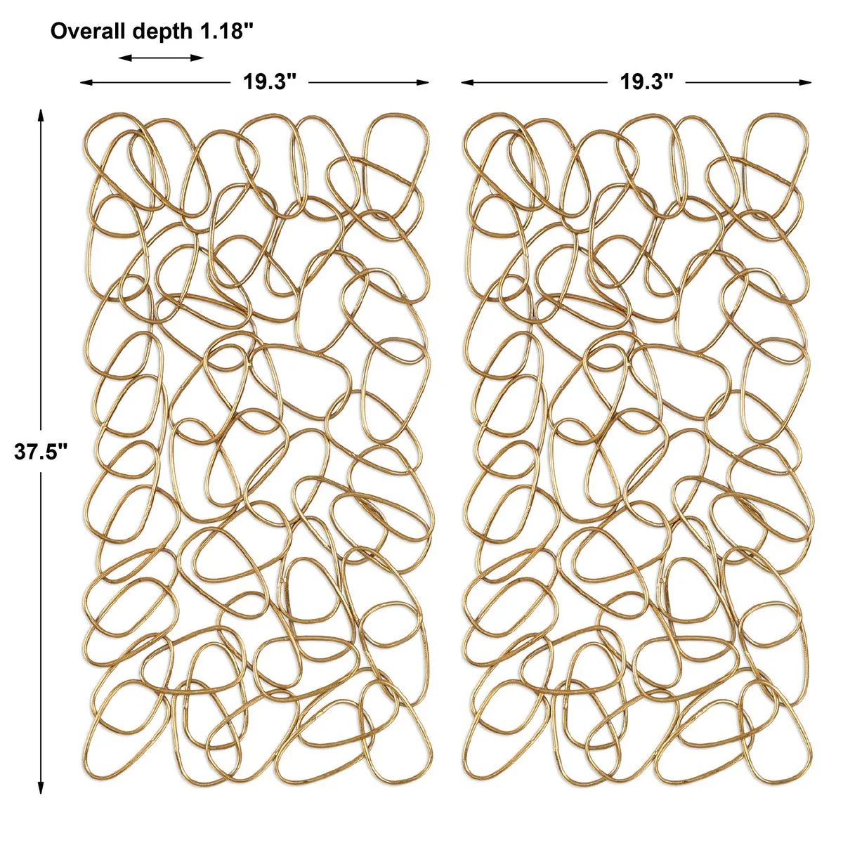 In the Loop- Metal Wall Dcor
