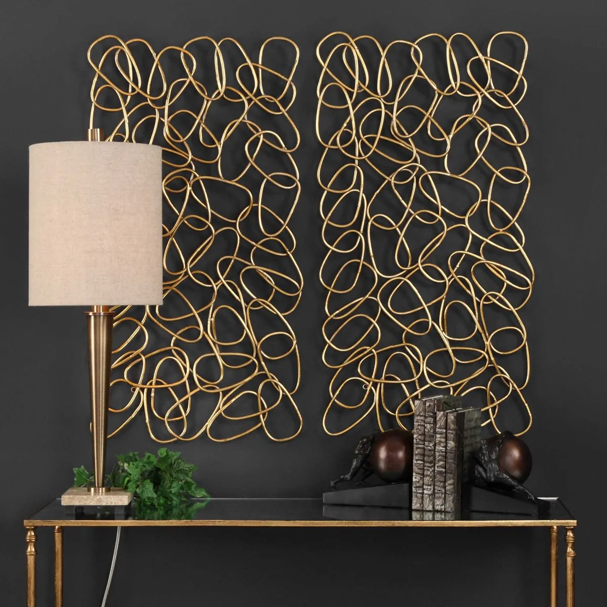 In the Loop- Metal Wall Dcor