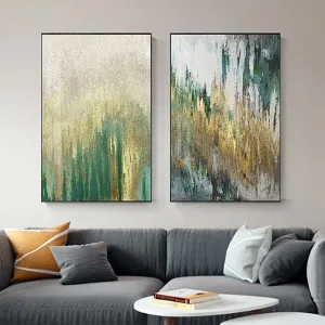 Jaded Rust Vintage Abstract Wall Art Fine Art Canvas Print Modern Pictures For Luxury Living Room Designer Bedroom Decor Contemporary Office Interiors