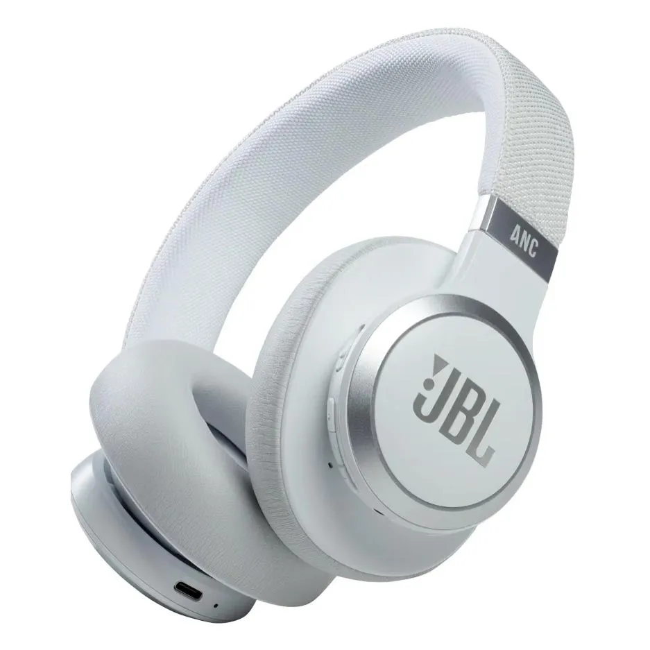 JBL Live 660NC wireless headphones, white