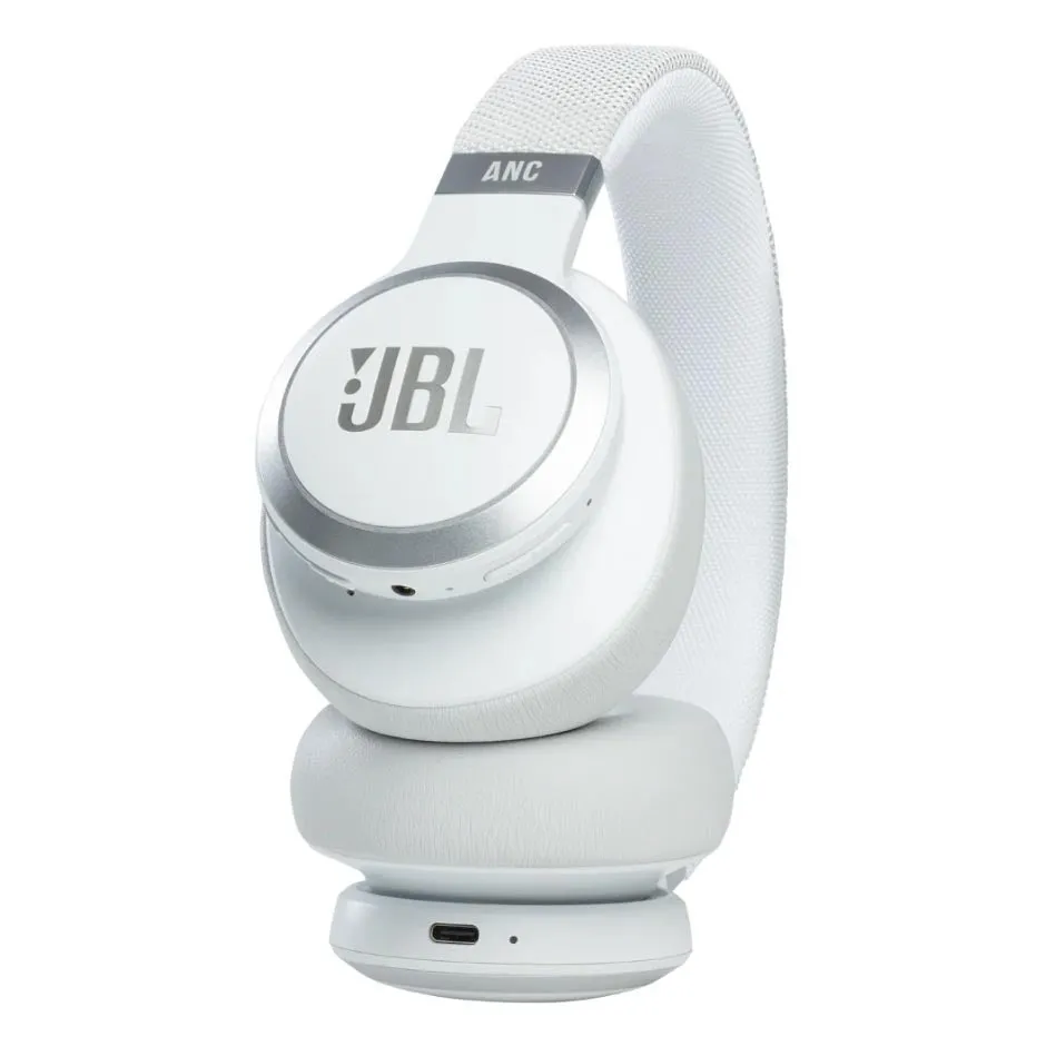 JBL Live 660NC wireless headphones, white