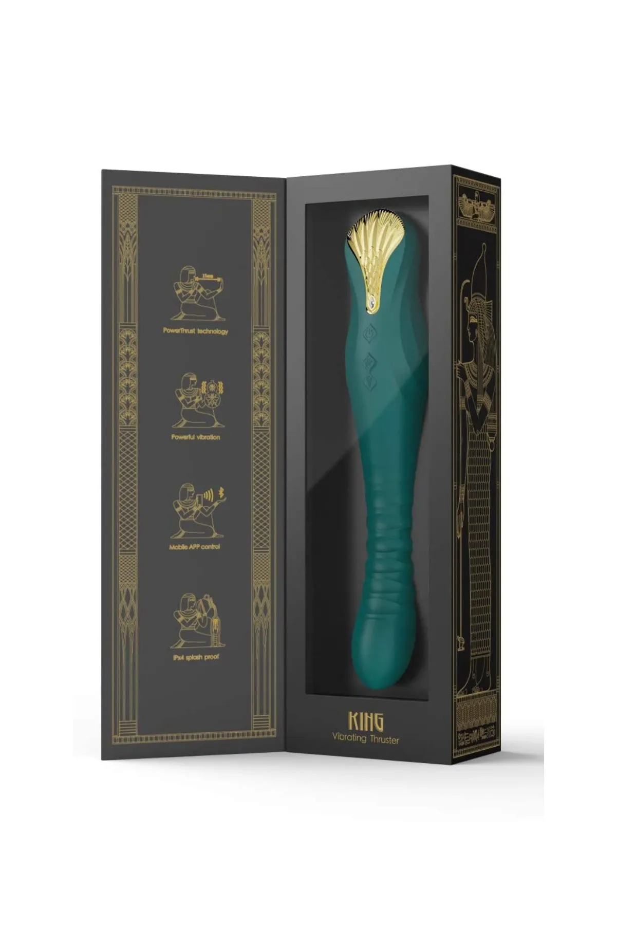 King Vibrating Thruster - Turquoise Green