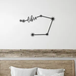 Libra Constellation Metal Sign