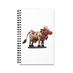 Light Brown Cow Spiral Journal (EU)