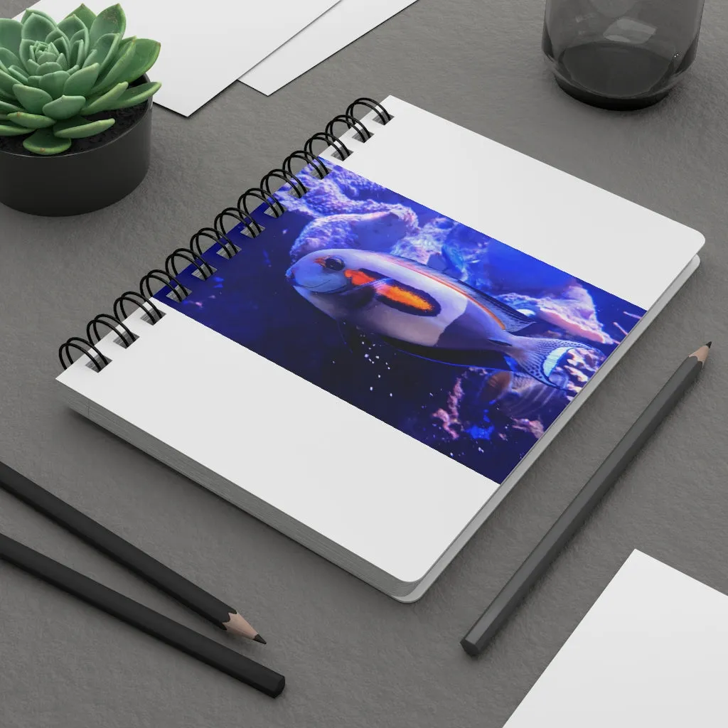 Light White Fish Spiral Bound Journal