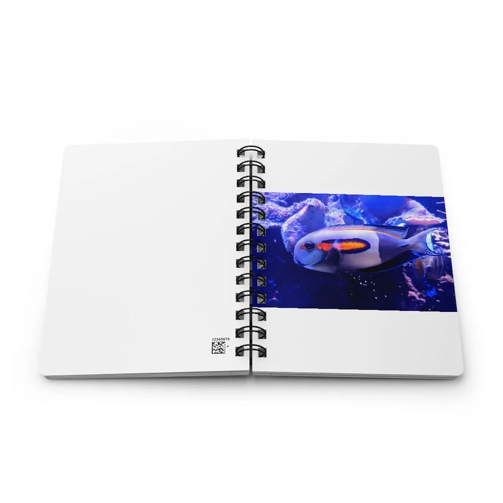 Light White Fish Spiral Bound Journal