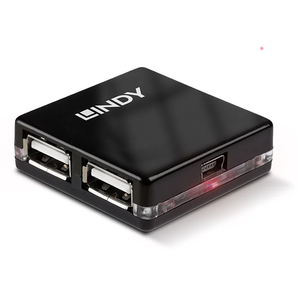 Lindy 4 Port Usb 2.0 Mini Hub - Hub - 4 Ports