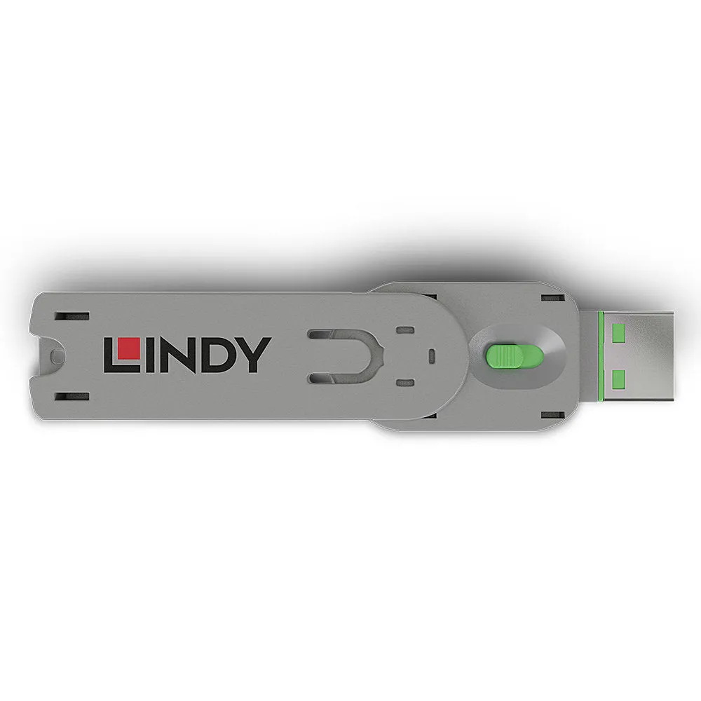 Lindy Usb Type A Port Blocker Key - Usb Port Blocker