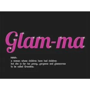 Metal Sign Small - Glam Ma by The original Metal Sign Company