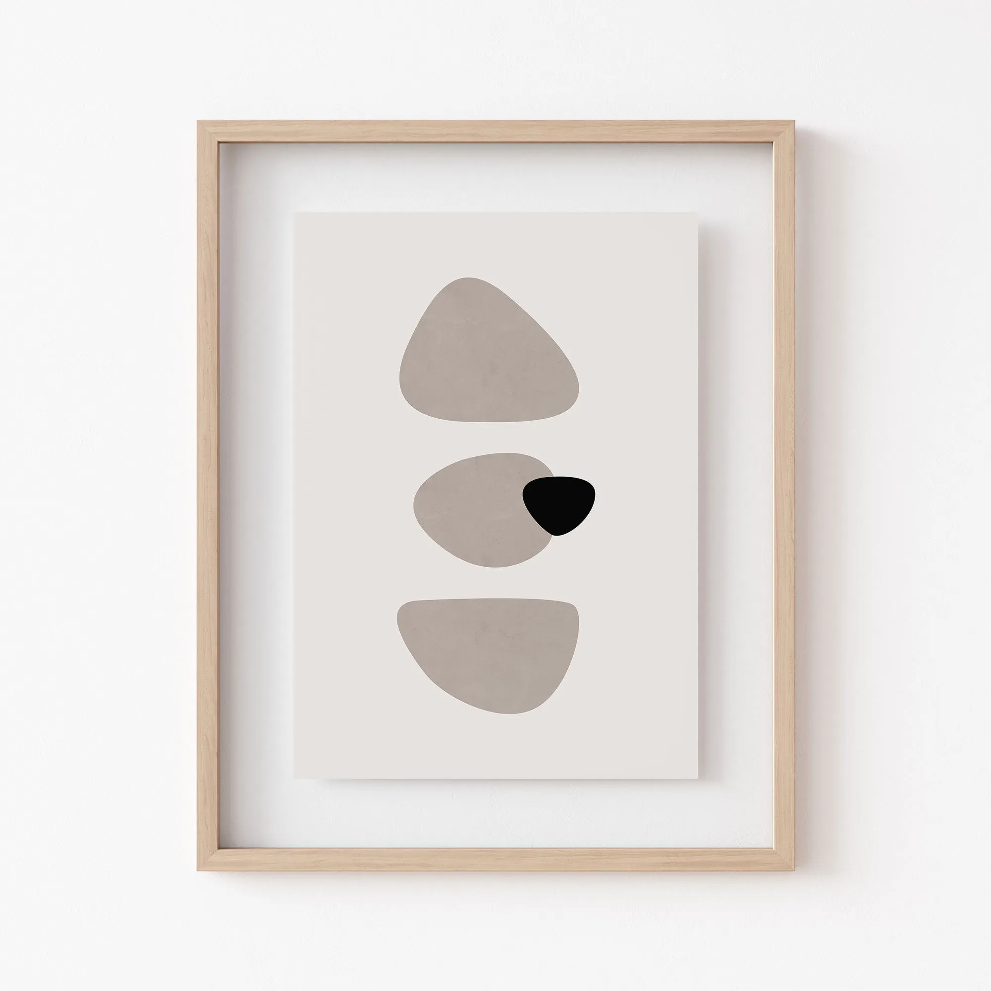 Modern Neutral Wall Art Print