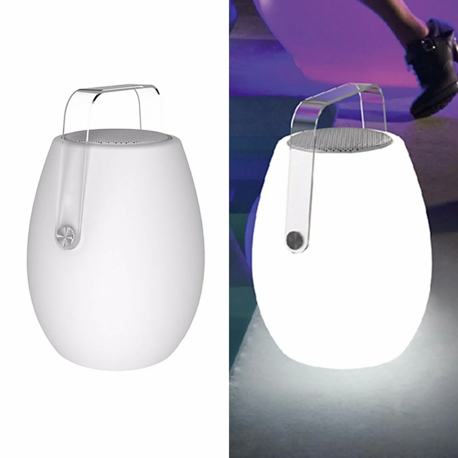 Mosh Portable Outdoor Bluetooth Speakers RGB LED Speaker Light Superior Rechargeable