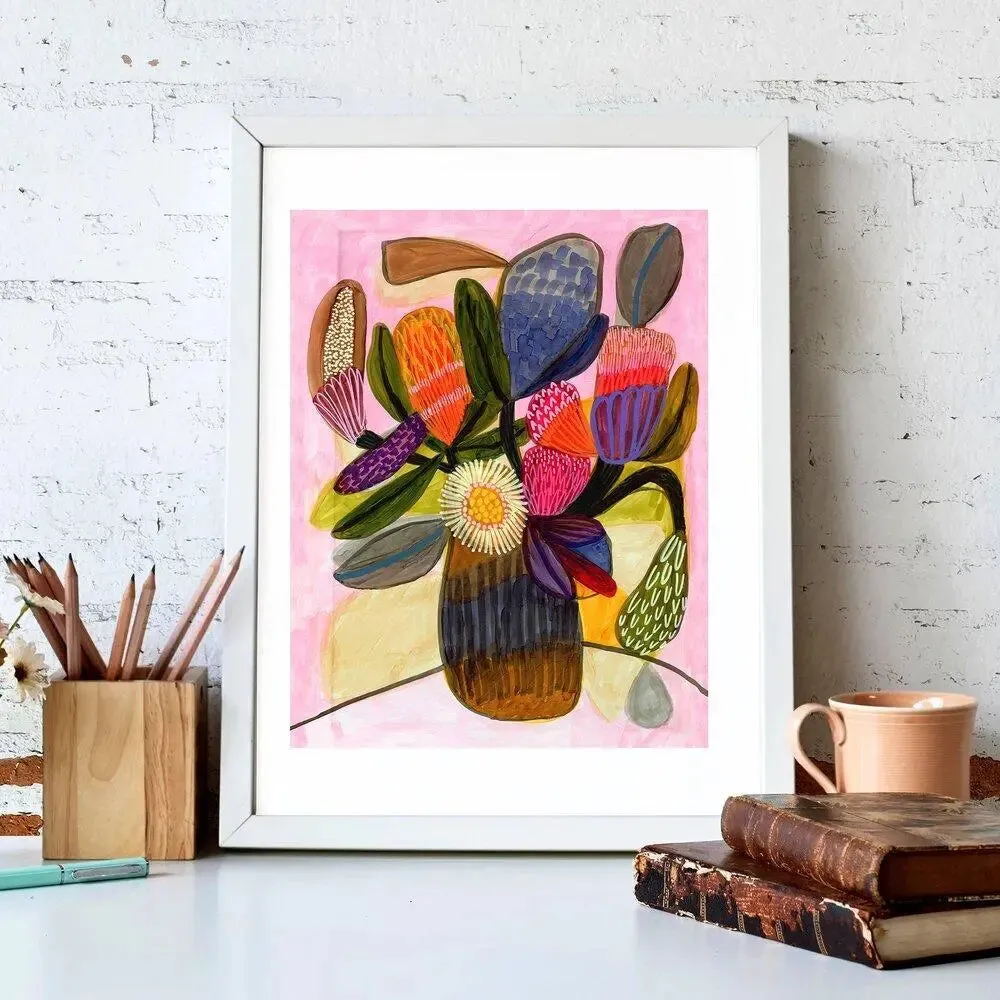 Native Bunch Modern Art Print