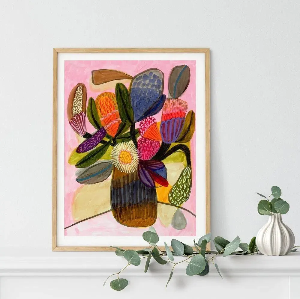 Native Bunch Modern Art Print