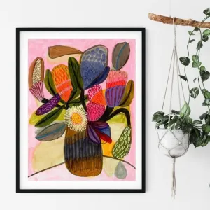 Native Bunch Modern Art Print