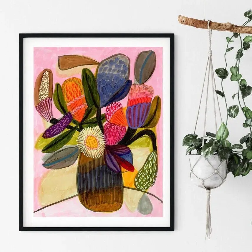 Native Bunch Modern Art Print