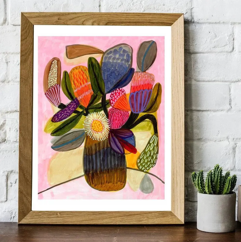 Native Bunch Modern Art Print